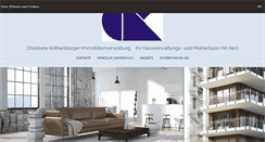 Desktop Screenshot of immobilien-koethenbuerger.de