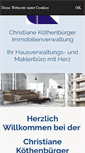 Mobile Screenshot of immobilien-koethenbuerger.de